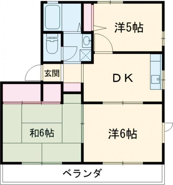 シャルムAの間取り