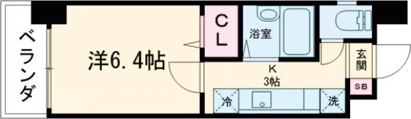 プルミエール牧港の間取り
