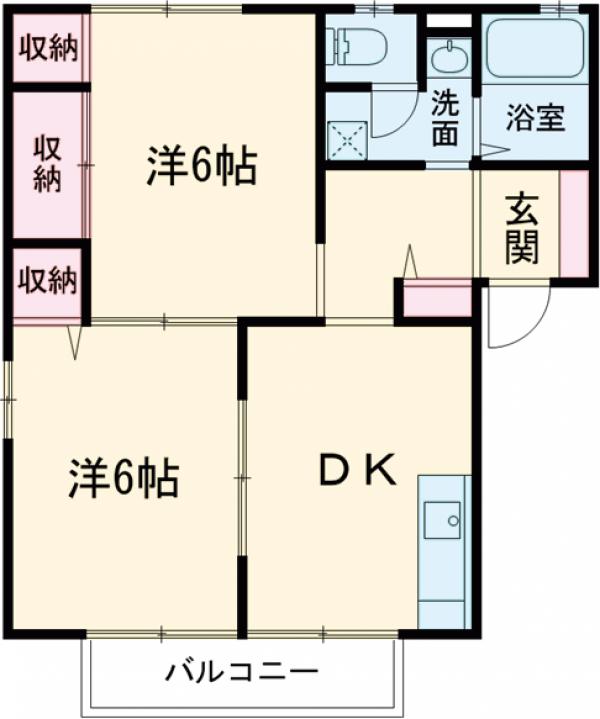 SFコーポの間取り