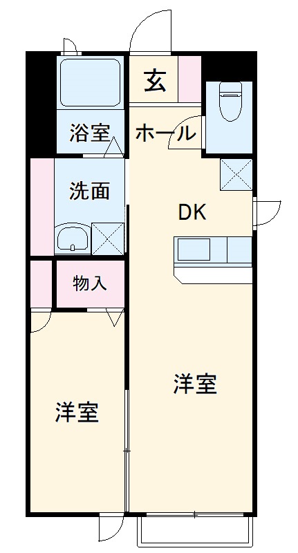メトロプラザAの間取り