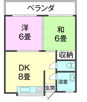 パラシオいずみはらの間取り