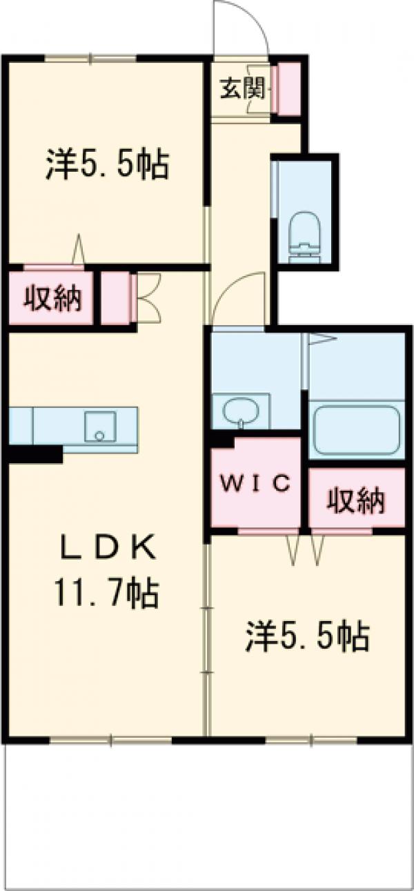 フェザントⅢの間取り