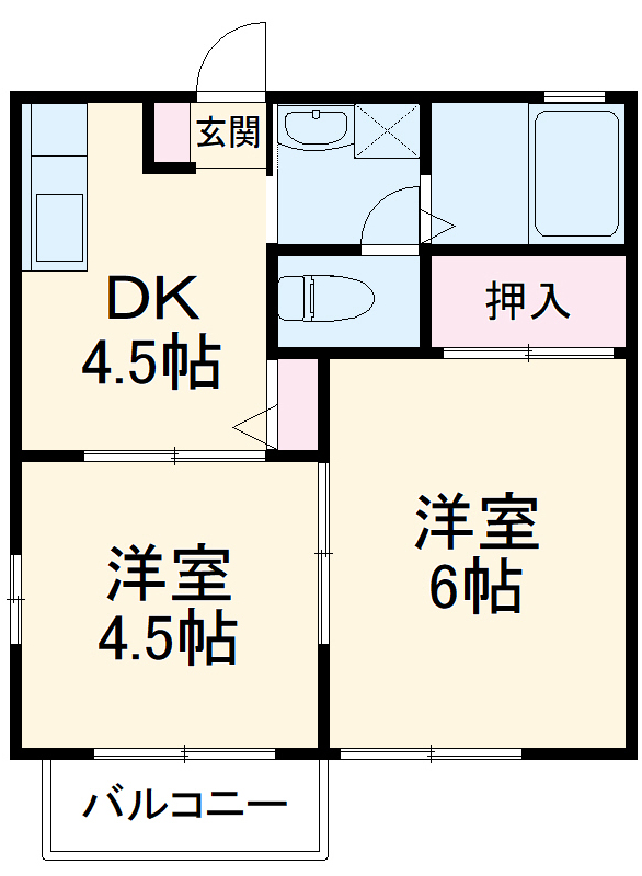 プランタンAの間取り