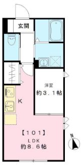 プライム パナ Tanakaの間取り