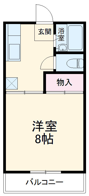 サンパレス西新町Cの間取り