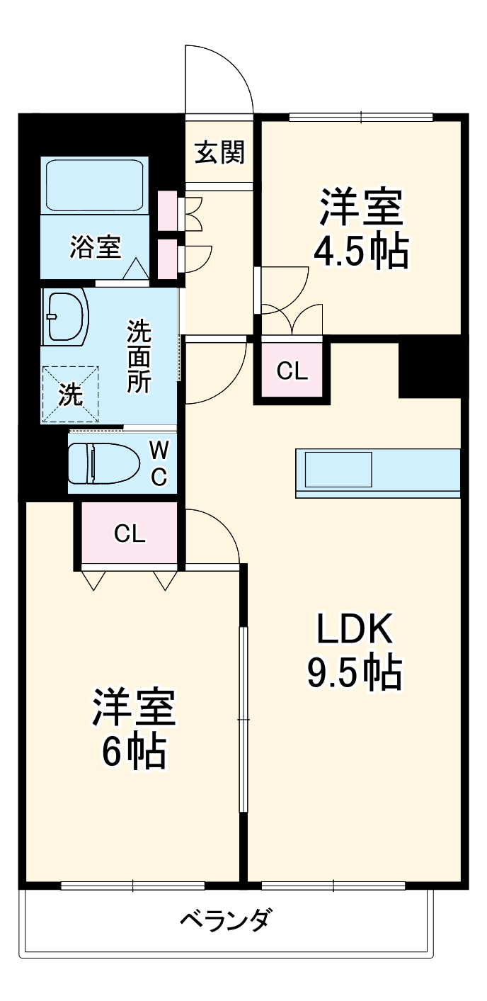 リブレス東浦和　旧東浦和ハイツの間取り