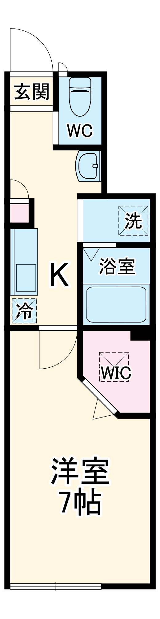 ミハス浦和の間取り