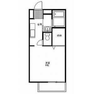 ハイツアルルAの間取り