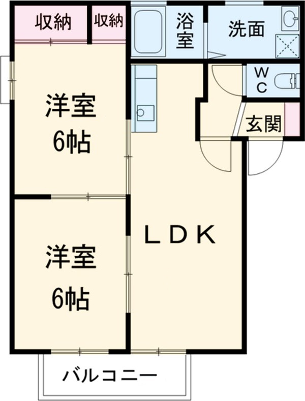 パルテールCの間取り