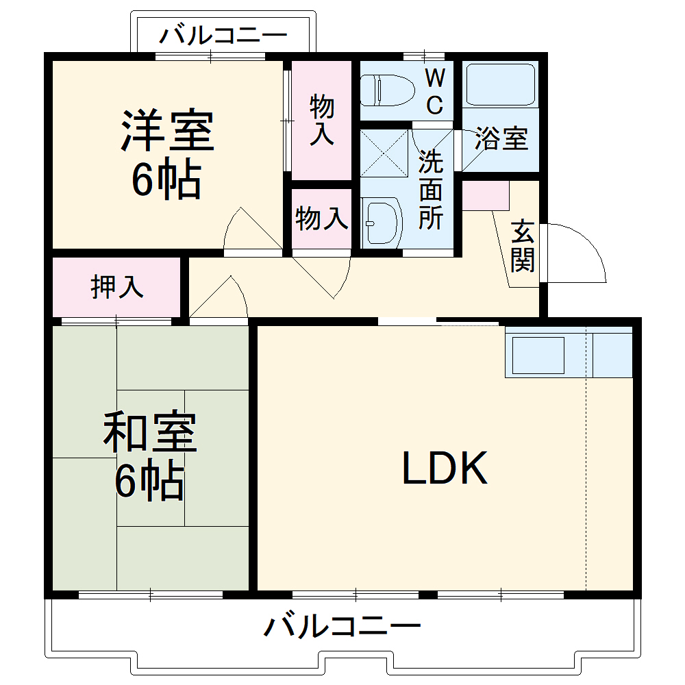 アースウィングの間取り