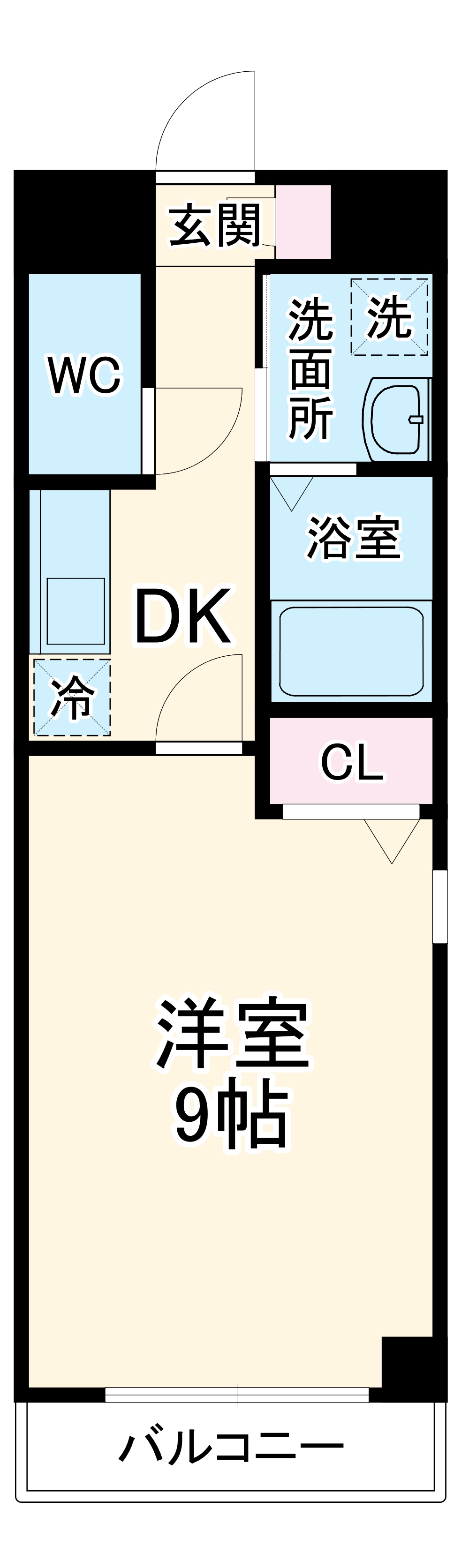 ビルセーヌM&Kの間取り