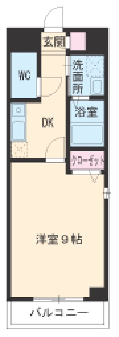 ビルセーヌM&Kの間取り