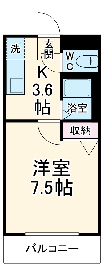 ユーミー東垂坂マンションの間取り