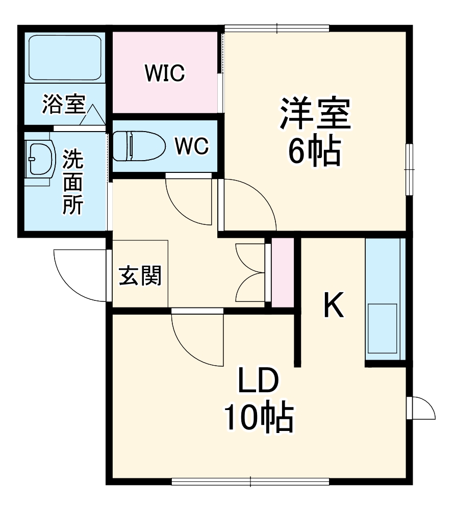 ピュアフォンターナCの間取り
