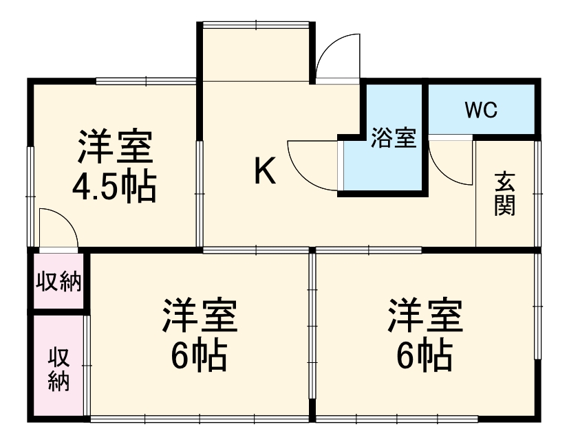 吉澤住宅A6の間取り