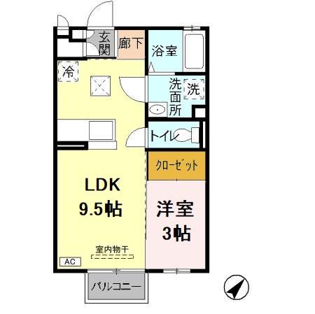 アルヴィラージュの間取り