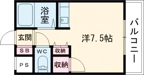 スカイマンションⅡの間取り