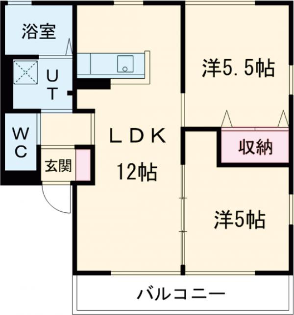グレシアA棟の間取り