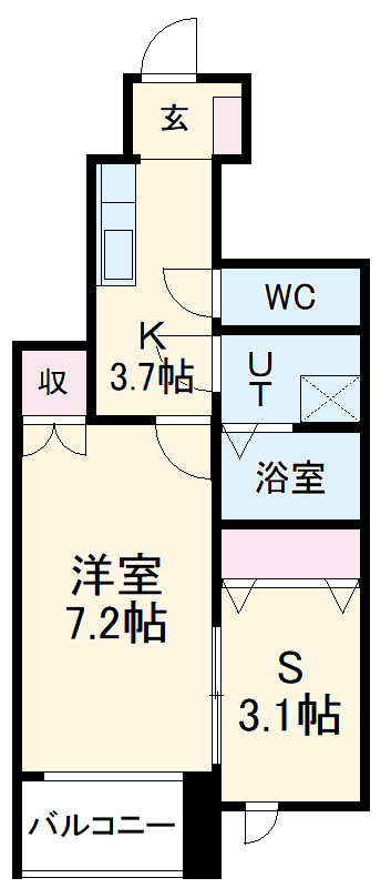プレジデント桜の間取り