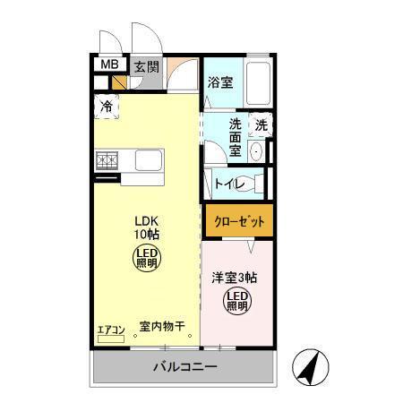 アクエリアスの間取り