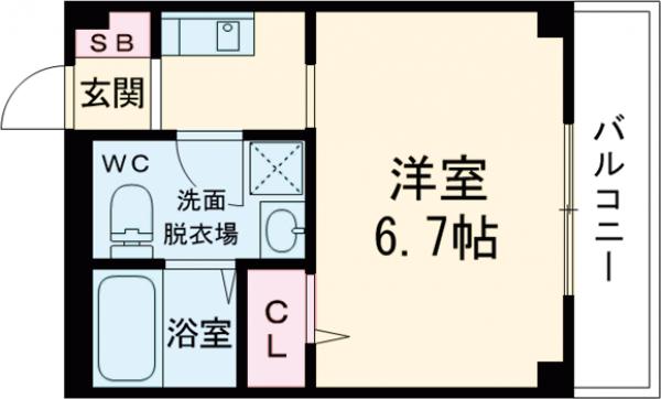 サンクラッソ茨木駅前の間取り