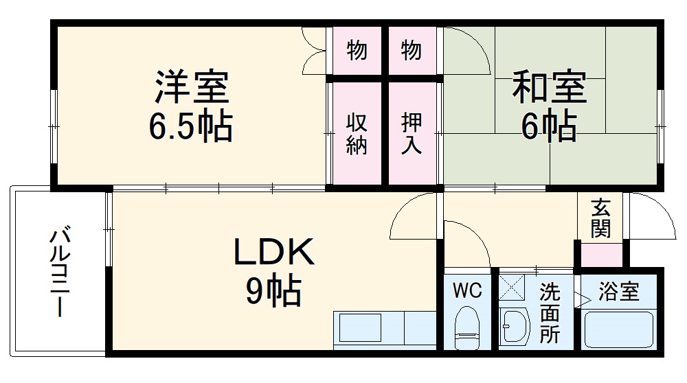 ハイツ篠崎Ⅰの間取り