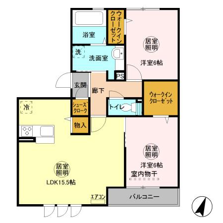 ラ・ルーチェの間取り
