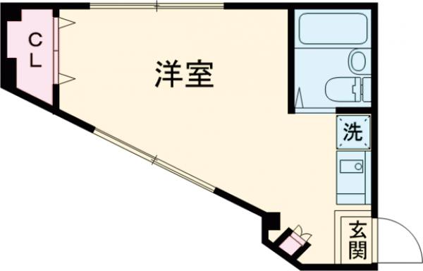 サンコート清水ヶ丘・304号室の間取り