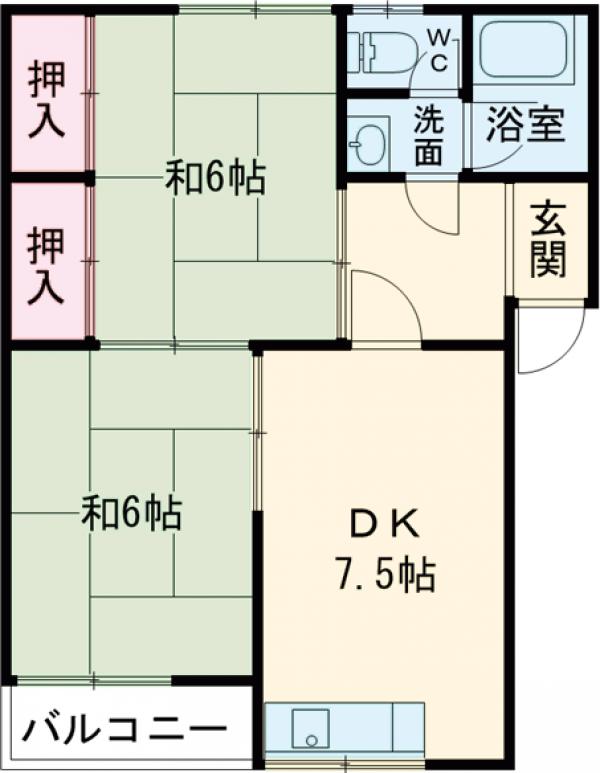 上穂ロイヤルハイツの間取り