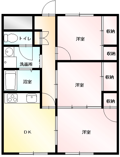 ブロードマンションの間取り