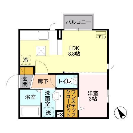 ラ・ボヌール金町の間取り