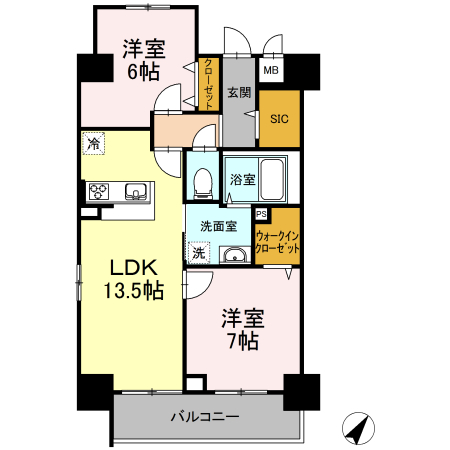 Act Valoreの間取り