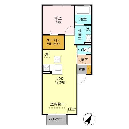 ベアー　フルーツの間取り