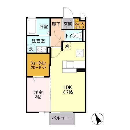 ベイシーの間取り