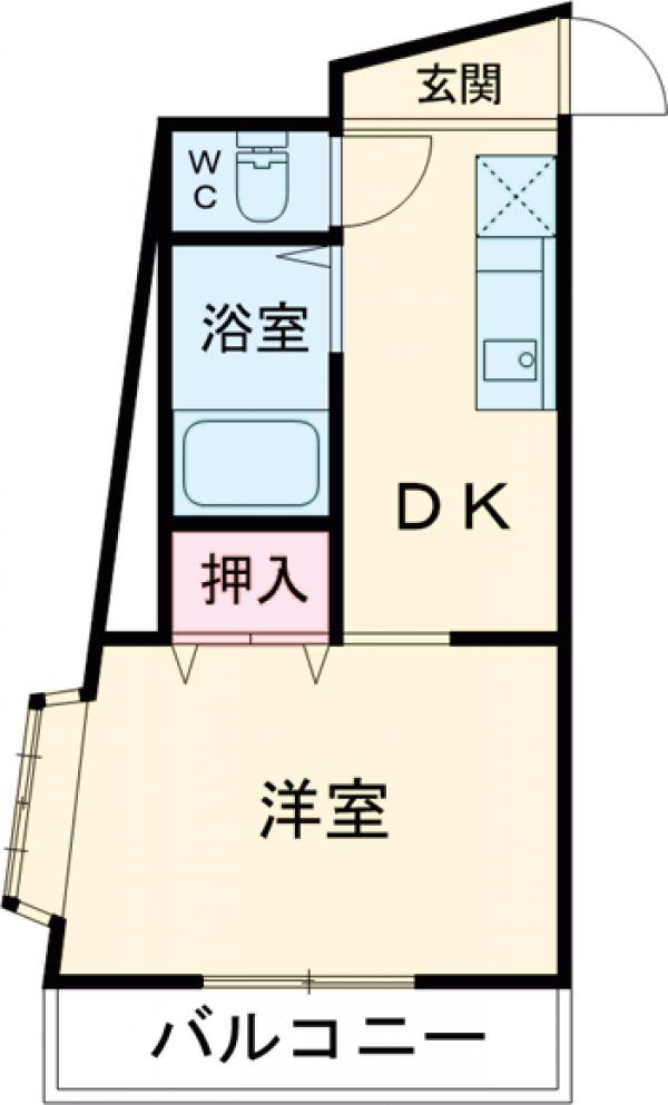 T-Ⅲハイツの間取り