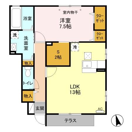 パンフレールの間取り