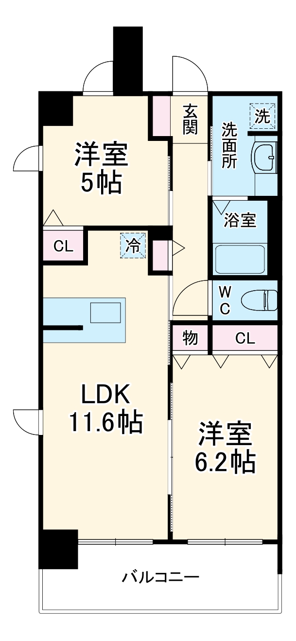 フェリジータの間取り