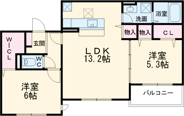 カサミエントの間取り