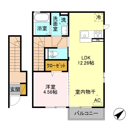 ココタリアⅡ Bの間取り