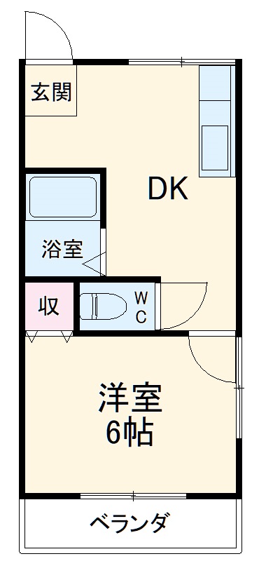 あかりコーポの間取り