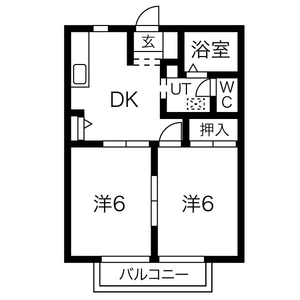グランシエルさやかの間取り