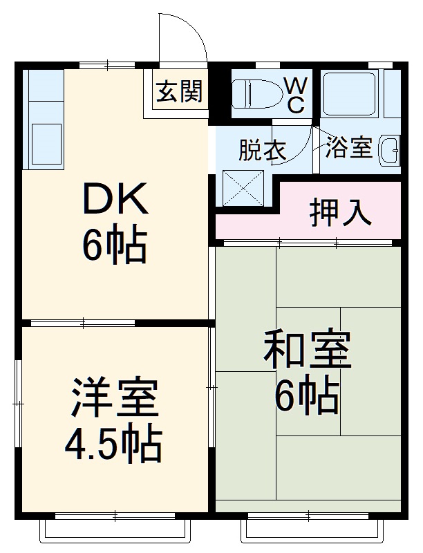 サニー元町Ⅰの間取り