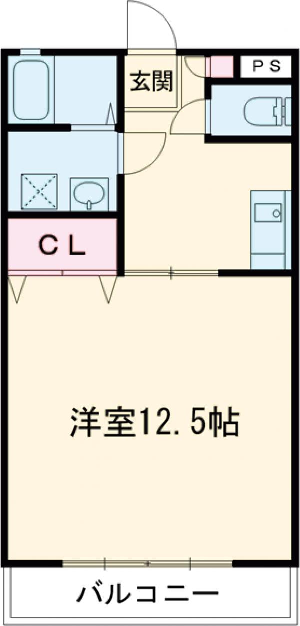 ウィングヴィラ枝野 B棟の間取り