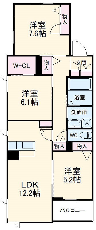 Grandy Villa Central Parkの間取り