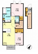 グリーンコートけやきEの間取り