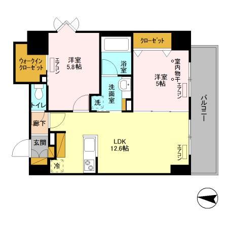 フェリス コートの間取り