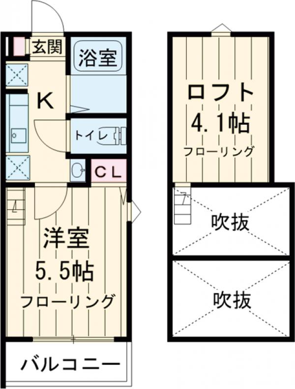 ノルデスタ小金井の間取り