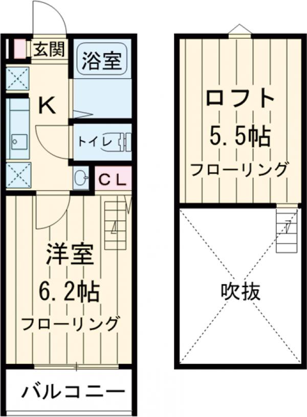 ノルデスタ小金井の間取り