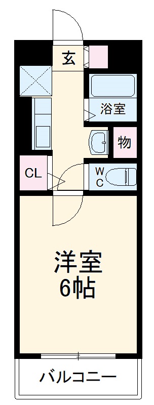 フリックコート東急の間取り