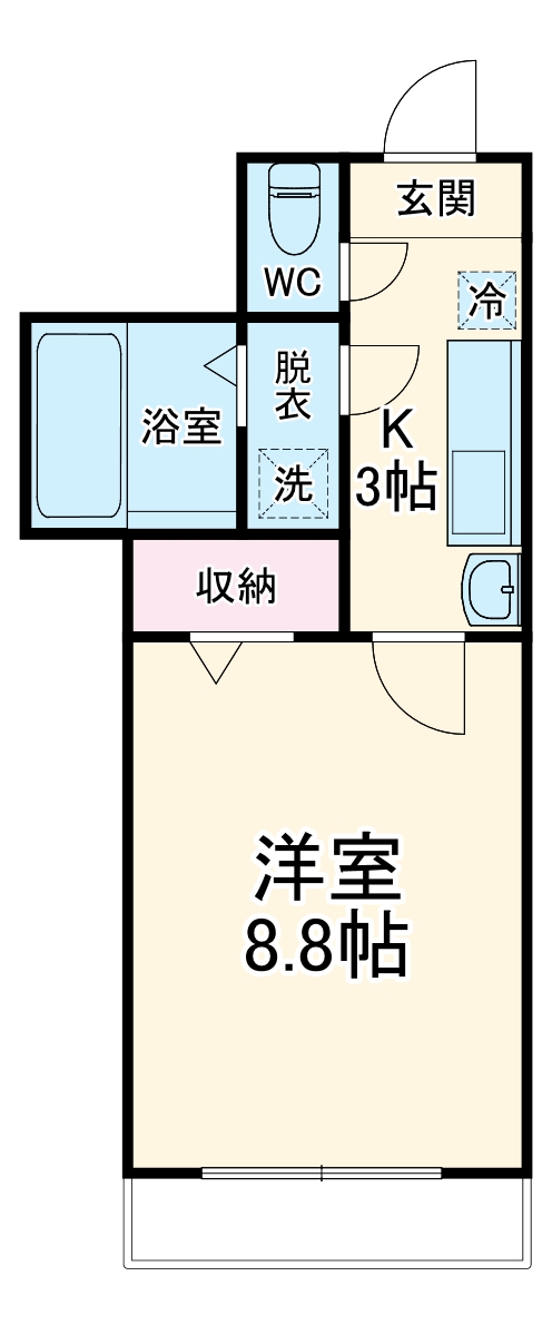 ダンリーベル三郷の間取り